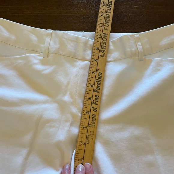 NEW Liz Claiborne 8P White Cropped Dress Pants - Picture 4 of 7